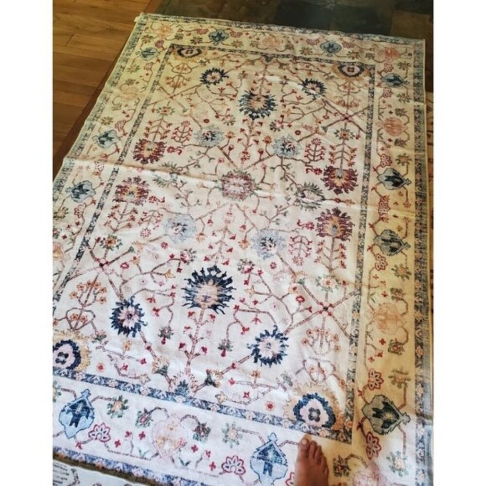 Non Slip 5 x 7 Area Rug Boho Washable Rugs for Living Room Bedroom Indoor Carpet - Picture 2 of 11